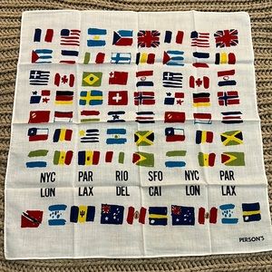 Person’s scarf persons flag bandana handkerchief neckerchief scarf